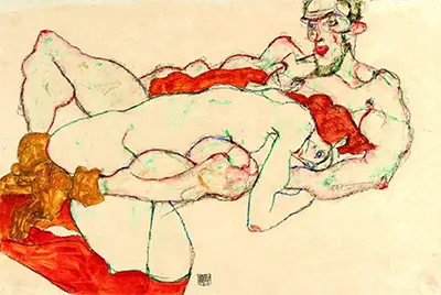 Lovers Egon Schiele
